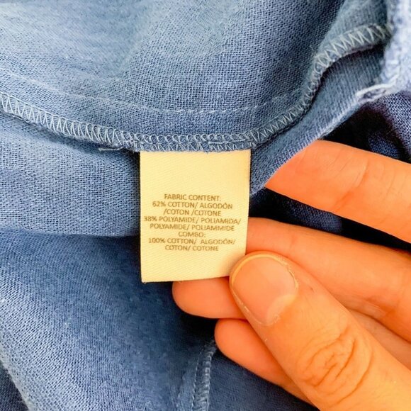 Derek Lam 10 Crosby Tank Women 2 Blue Lace Overlay - Picture 9 of 10